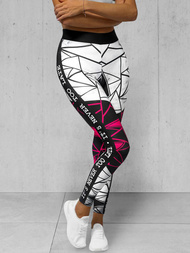 Sieviešu legingi melni-sārti OZONEE O/20432Z