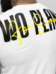 Vīriešu T-krekls balts OZONEE O/T1277/1