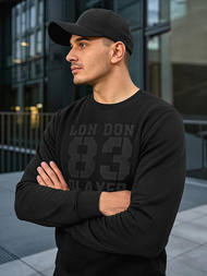 Vīriešu džemperis melns OZONEE JS/8B1976/3