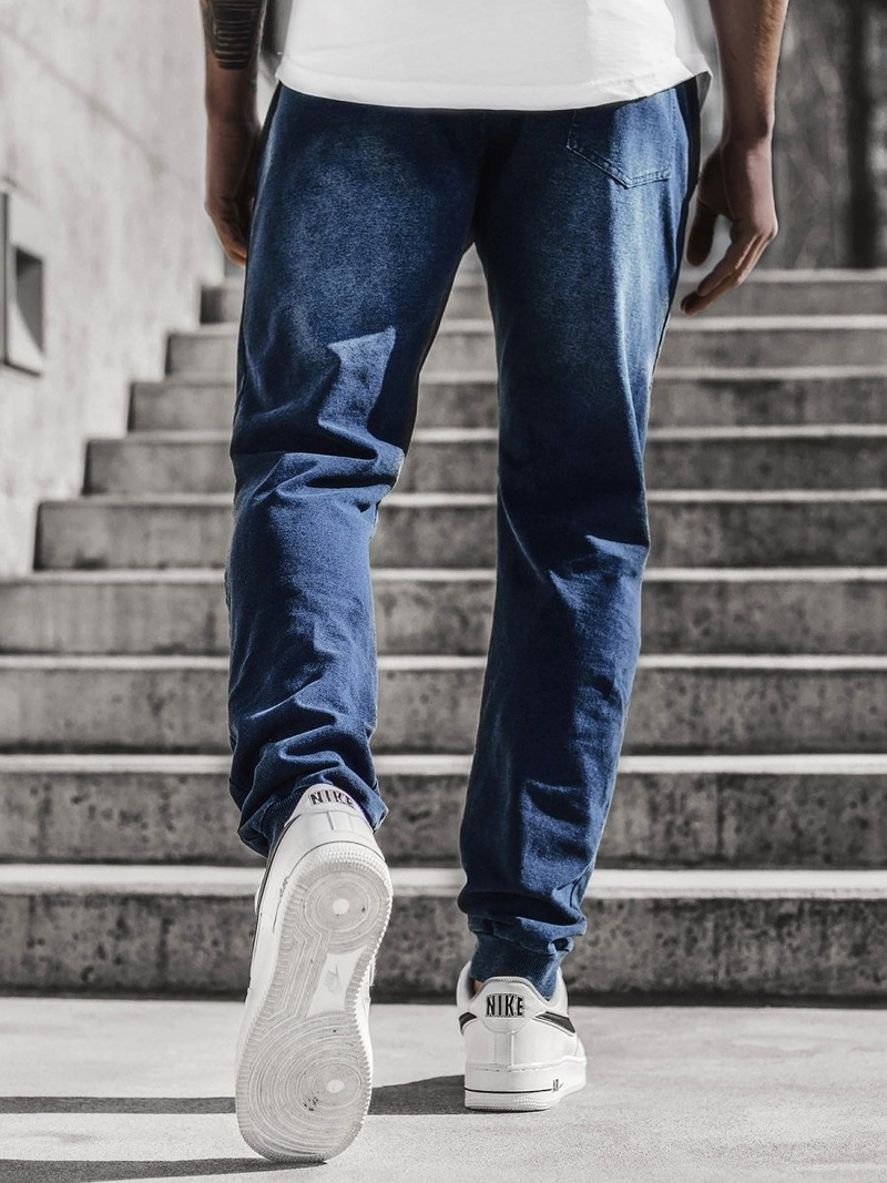 Vīriešu jogger bikses debesu zilas OZONEE JS/KK1106