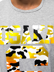 Vīriešu T-krekls pelēks OZONEE JS/KS1958Z