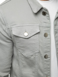 Vīriešu džinsa virsjaka pelēka OZONEE G/620