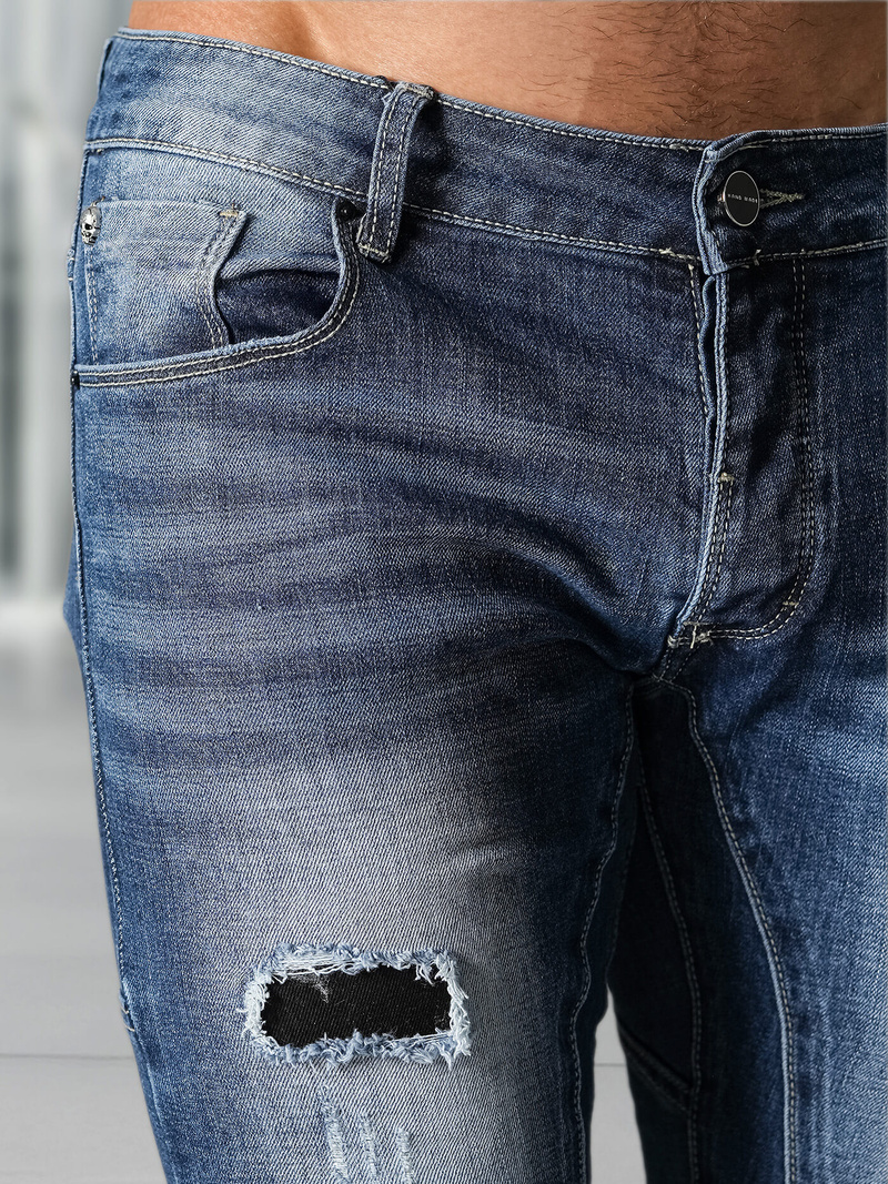 Vīriešu džinsi debesu zili OZONEE NB/MP0050BZ