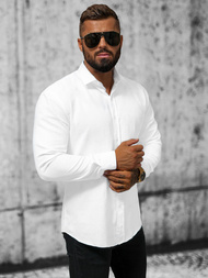 Vīriešu krekls balts OZONEE O/3778