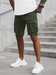 Vīriešu chino šorti zaļi OZONEE T/BB70011/3