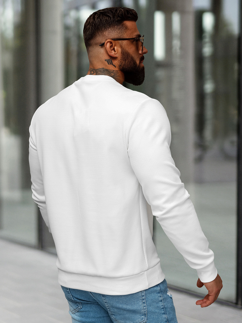 Vīriešu jaka balta OZONEE O/P2027Z