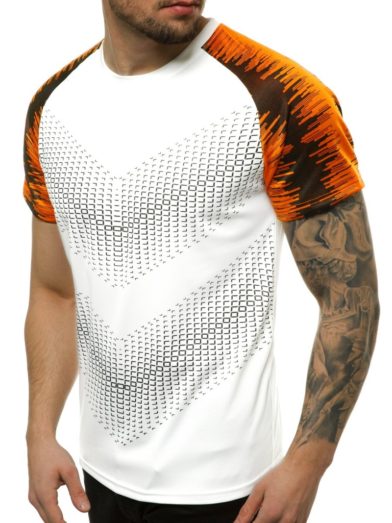 Vīriešu T-krekls balts OZONEE JS/KS2061