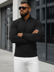 Vīriešu svīteris melns OZONEE NB/MM6007/4Z