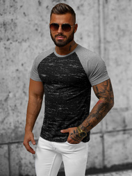 Vīriešu T-krekls Melns OZONEE JS/8T226/3