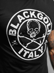 Vīriešu t-krekls melns OZONEE NB/MT3074