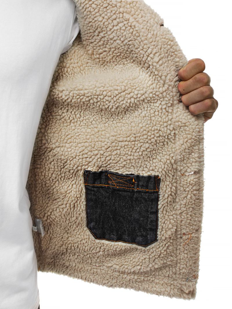 Vīriešu džinsa virsjaka grafīta OZONEE JB/JP1109