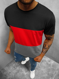 Vīriešu t-krekls melns OZONEE JS/8T87/2