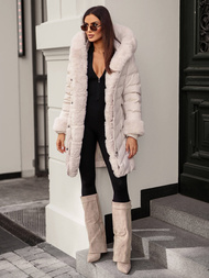 Sieviešu jaka ekru OZONEE JS/5M3156/254Z