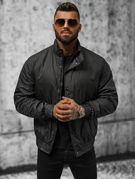 Vīriešu pārejas virsjaka melna OZONEE JS/5M3102/392