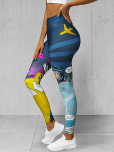 Sieviešu legingi krāsaini OZONEE O/20938Z