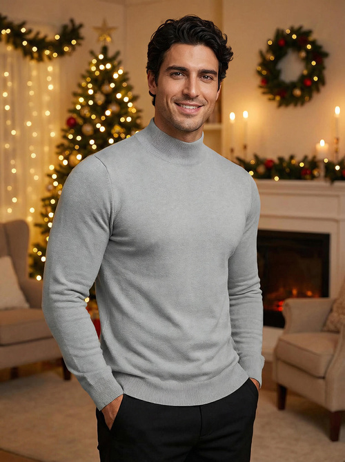 Vīriešu svīteris pelēks OZONEE V/V24503Z