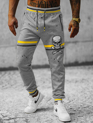 Vīriešu sporta bikses pelēkas OZONEE JS/K10227Z