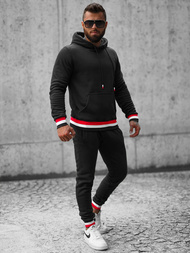 Vīriešu treniņtērps melns OZONEE JS/8C60/3