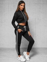 Sieviešu sporta tērps melns OZONEE JS/8C67/3