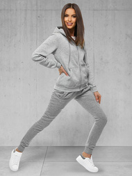 Sieviešu sporta tērps pelēks OZONEE JS/CKW03