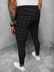  Vīriešu chino bikses melni OZONEE DJ/2278/22