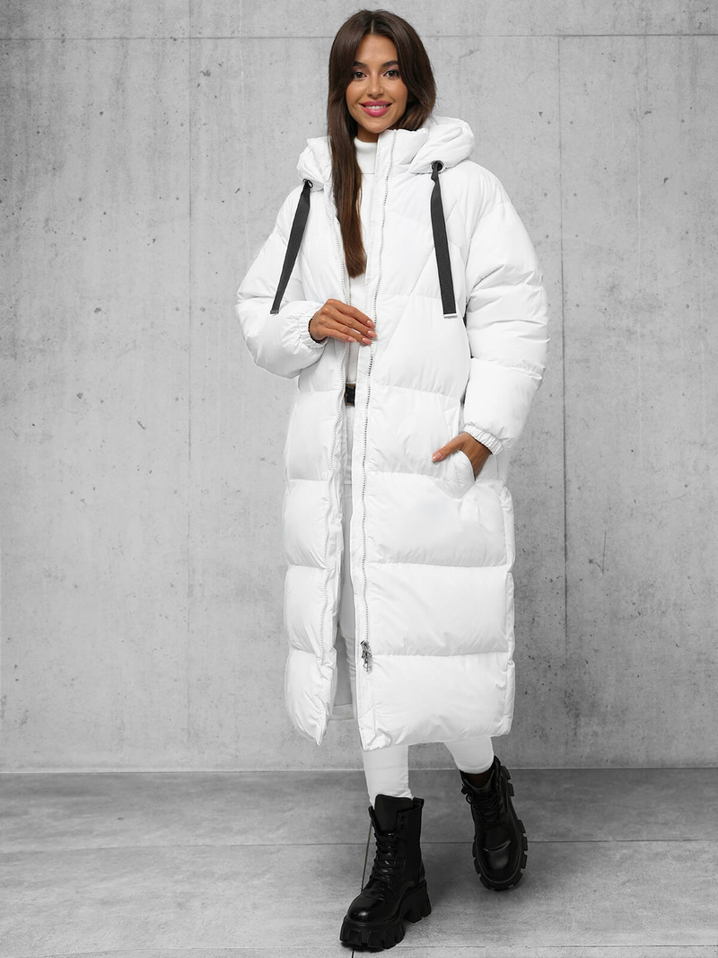 Sieviešu jaka balta OZONEE JS/5M3163/281Z