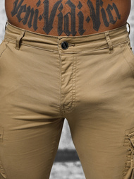 Vīriešu chino jogger bikses smilšu OZONEE NB/MP0202K