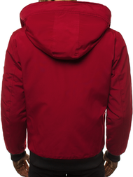 Vīriešu virsjaka bordosarkana OZONEE JS/2019005