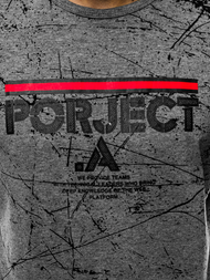 Vīriešu T-krekls grafīta OZONEE JS/SS10917Z