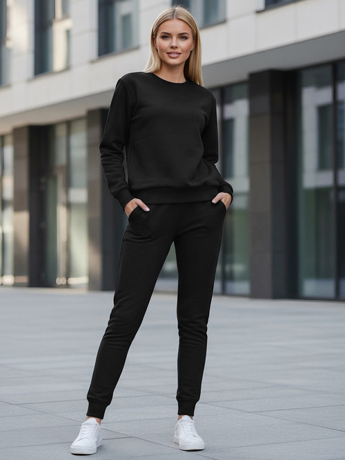 Sieviešu sporta tērps melns OZONEE JS/CKW01