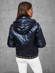 Sieviešu ziemas jaka tumši zila OZONEE JS/16M9087/215