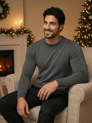 Vīriešu svīteris grafīta OZONEE NB/MMB602/3Z