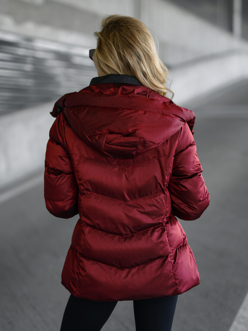 Sieviešu jaka bordosarkans OZONEE JS/5M3316/1