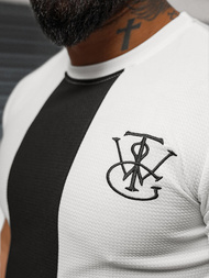 Vīriešu t-krekls balts OZONEE O/L1184