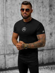 Vīriešu t-krekls melns OZONEE NB/MT3040