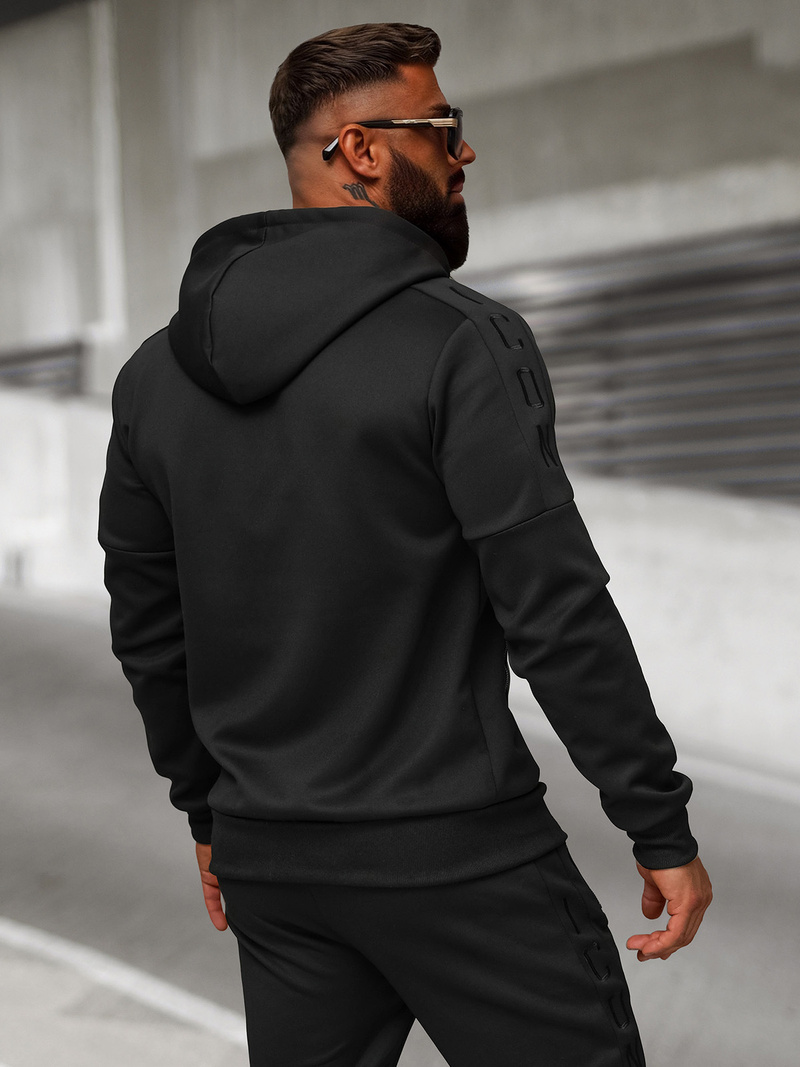 Vīriešu treniņtērps melns OZONEE O/LN11760