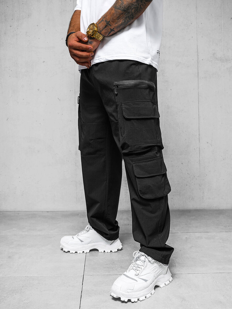 Vīriešu Bikses Melnas OZONEE O/PS5526