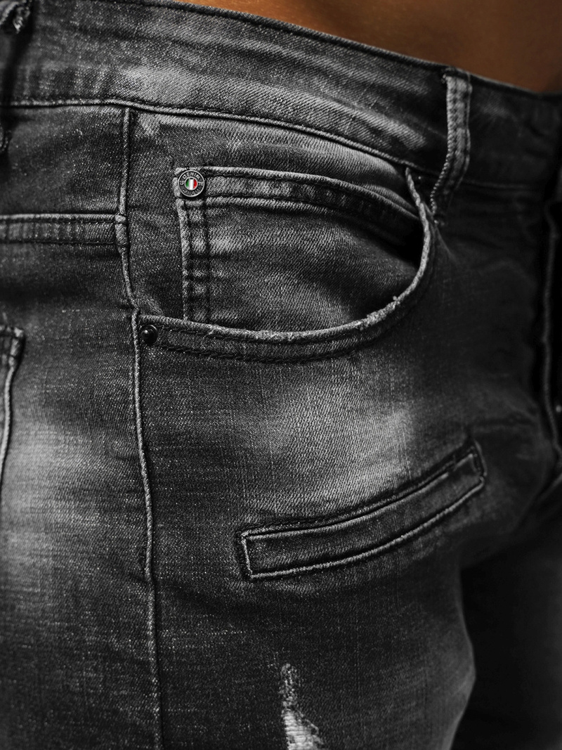 Vīriešu šorti melni OZONEE NB/MP0033N