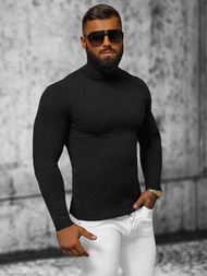 Vīriešu svīteris melns OZONEE NB/MMB600/4Z