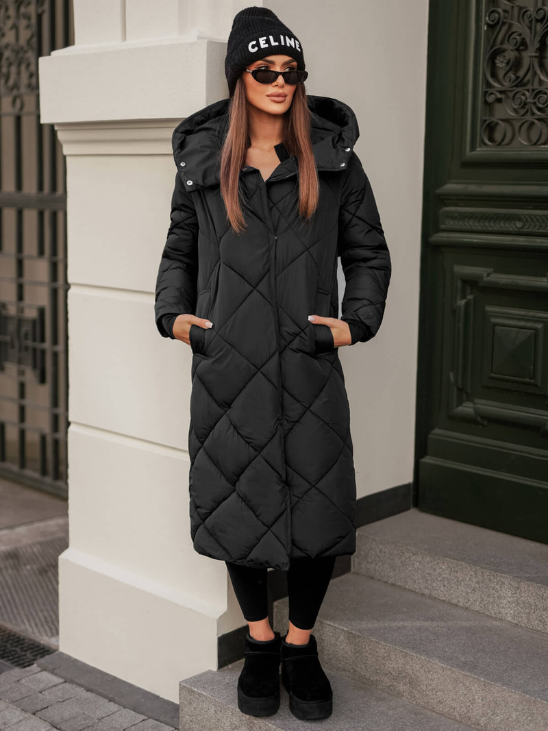 Sieviešu jaka melna OZONEE JS/5M3173/392Z