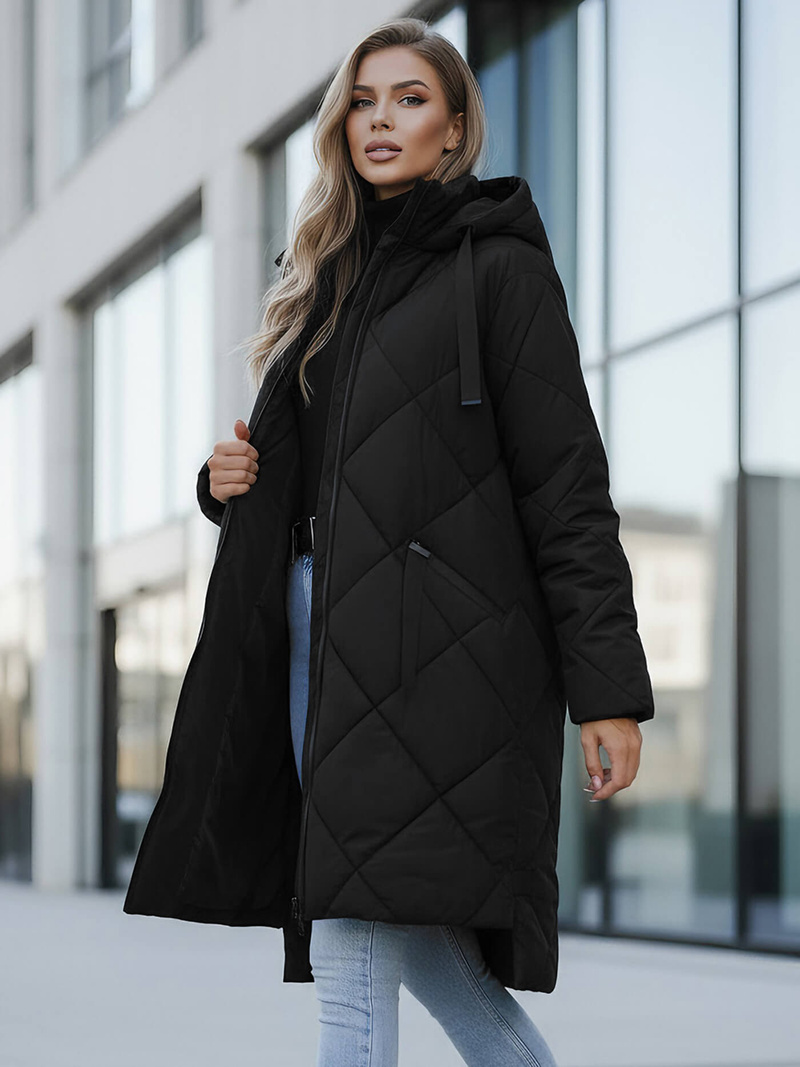 Sieviešu jaka melna OZONEE JS/5M3168/392Z