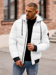 Vīriešu parka balta OZONEE JS/31M5031/281Z