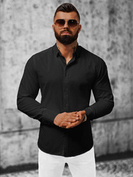 Vīriešu krekls melna OZONEE O/V35