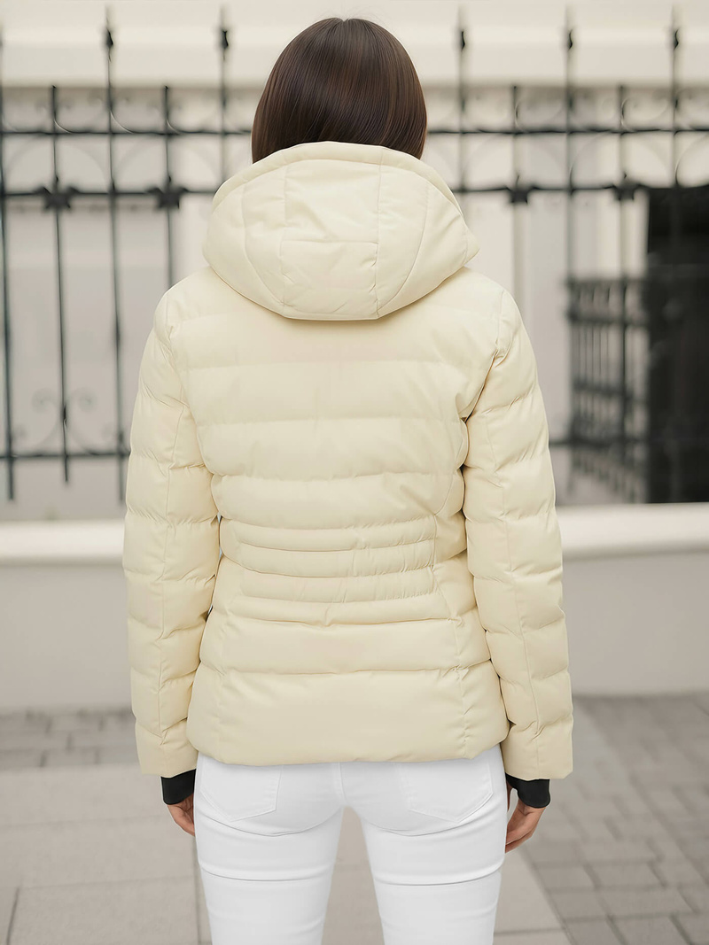 Sieviešu ziemas jaka ecru OZONEE JS/M769/281Z