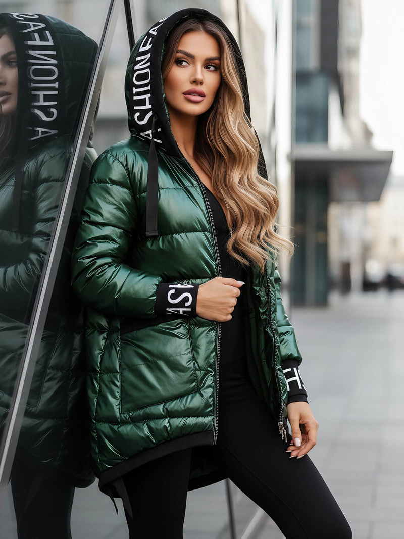 Sieviešu jaka zaļs OZONEE JS/5M3188/238Z