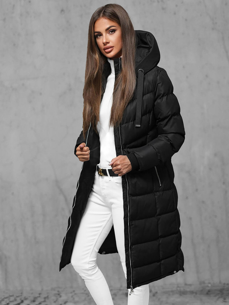 Sieviešu jaka melna OZONEE JS/M736/392