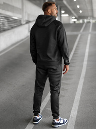 Vīriešu treniņtērps melns OZONEE JS/8C1967/3