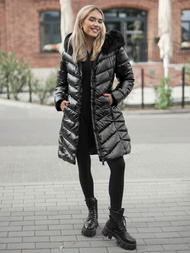 Sieviešu jaka melna OZONEE JS/16M9100/392Z