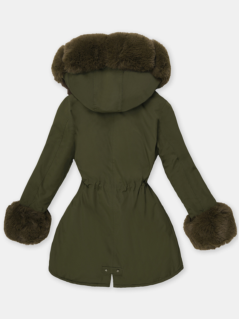 Sieviešu ziemas jaka zaļa OZONEE JS/16M9062/136