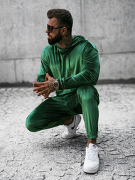 Vīriešu treniņtērps zaļš OZONEE O/D7517